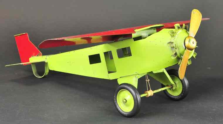 Appraisal: TURNER SINGLE ENGINE AIRPLANE c pressed steel light green fuselage