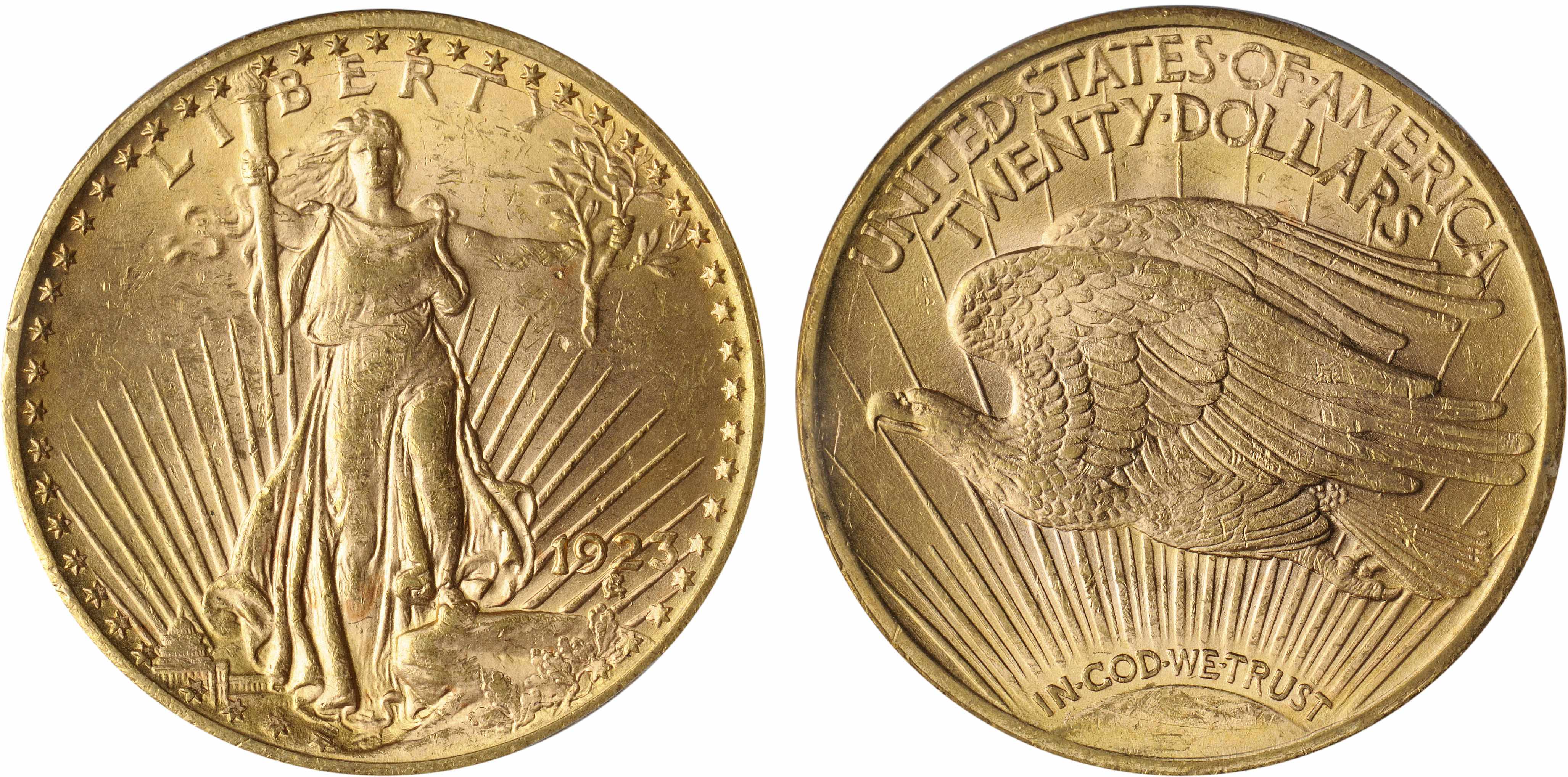 Appraisal: MS PCGS Rich golden luster with satiny surfaces and only