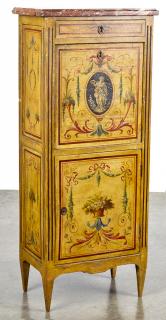 Appraisal: Italian painted ladies writing desk ca '' h '' w