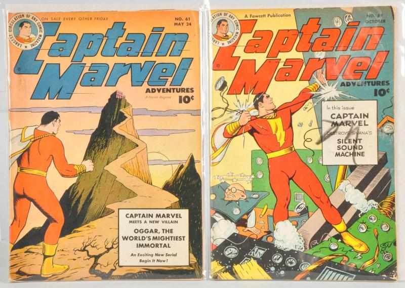 Appraisal: Lot of - Captain Marvel Comics Description This lot includes