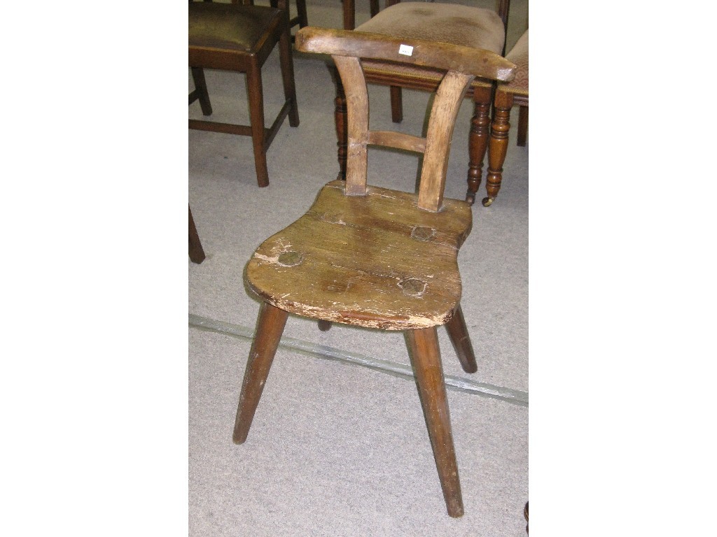 Appraisal: Antique rustic chair