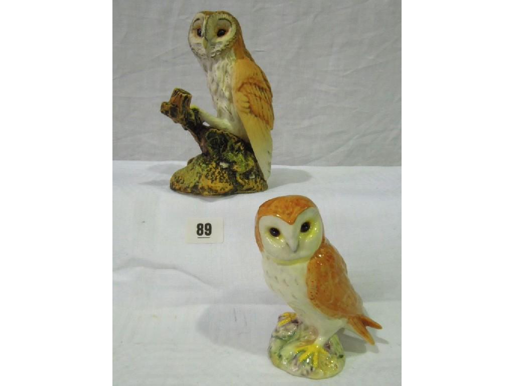 Appraisal: A Beswick model of an owl together with a Royal