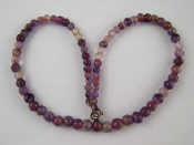 Appraisal: A graduated amethyst bead necklace largest beads approx - mm