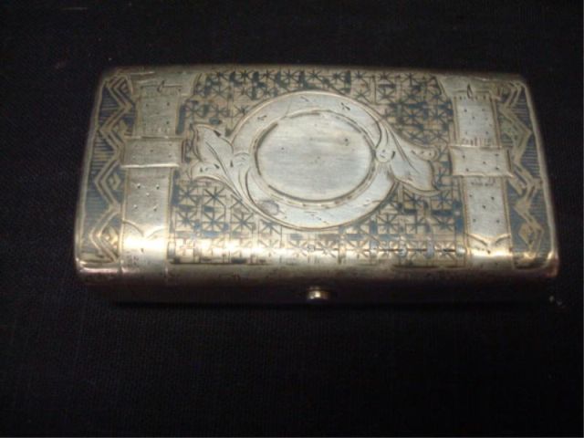 Appraisal: Silver Box Dated Marked on inside From an East st