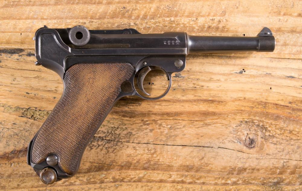 Appraisal: DWM MILITARY MODEL P SEMI AUTOMATIC LUGER PISTOL mm caliber