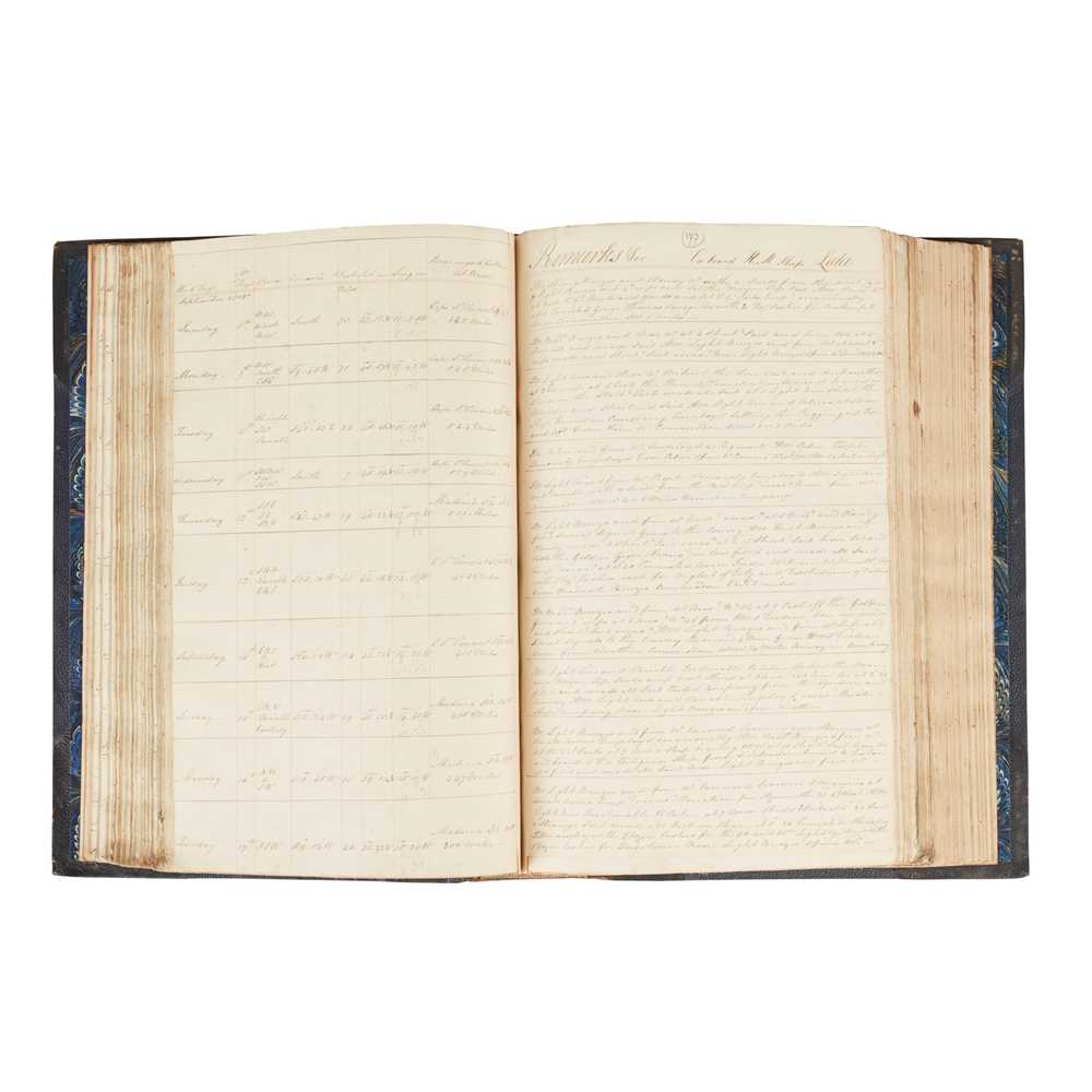 Appraisal: HARDY JAMES A JOURNAL OF THE PROCEEDINGS ON BOARD HIS