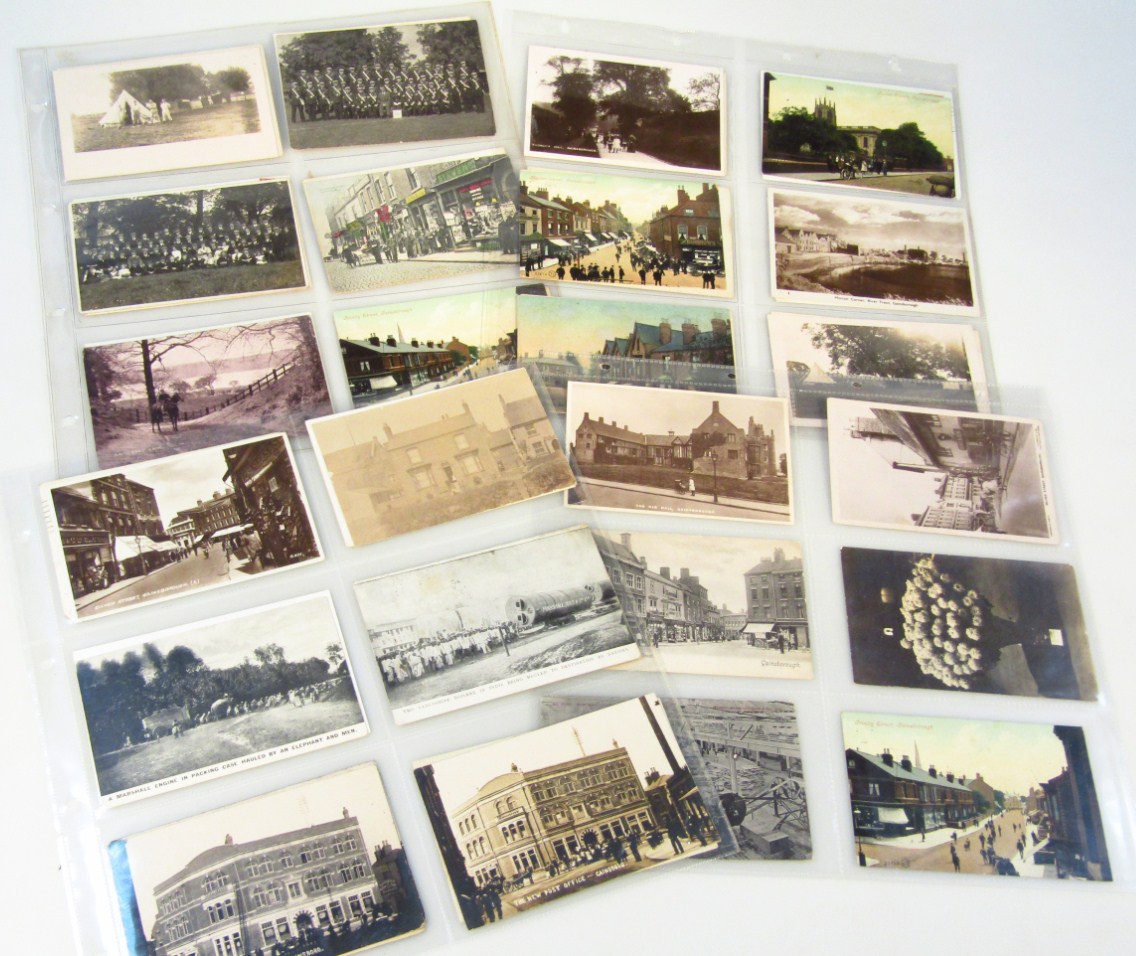 Appraisal: Various early thC and later Lincolnshire related postcards Gainsborough to