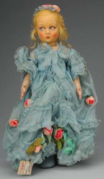 Appraisal: Cloth Lenci Girl with Lucia Face Description Italy Ca s