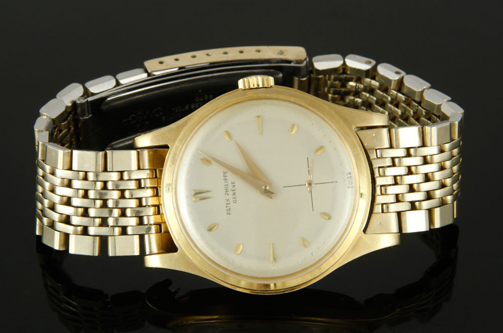 Appraisal: - K Yellow Gold Patek Philippe Wristwatch Men's K yellow