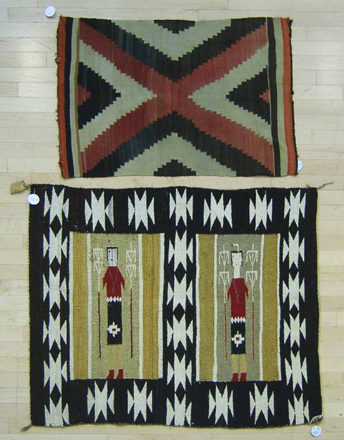 Appraisal: Two Native American mats