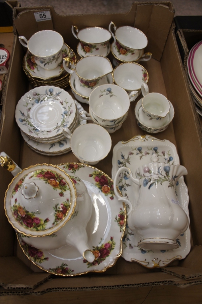 Appraisal: A collection Royal Albert teaware to include old country roses