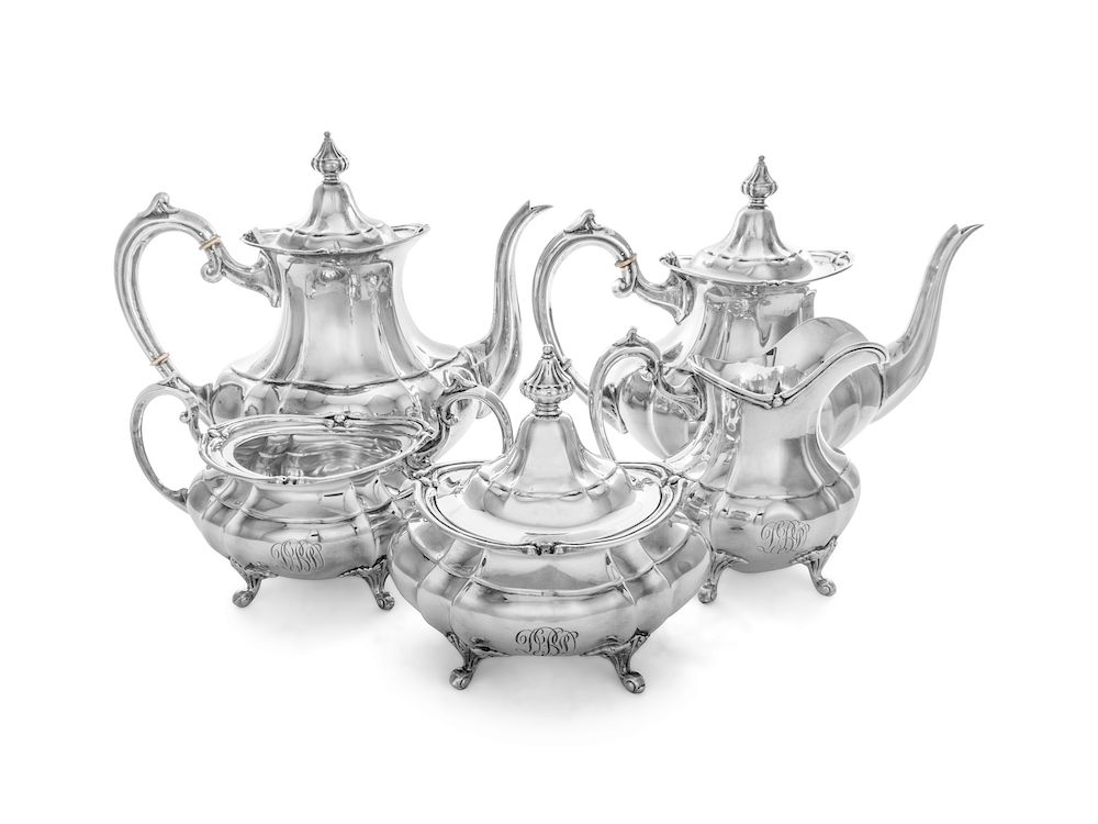 Appraisal: An American Silver Five-Piece Tea and Coffee Service An American