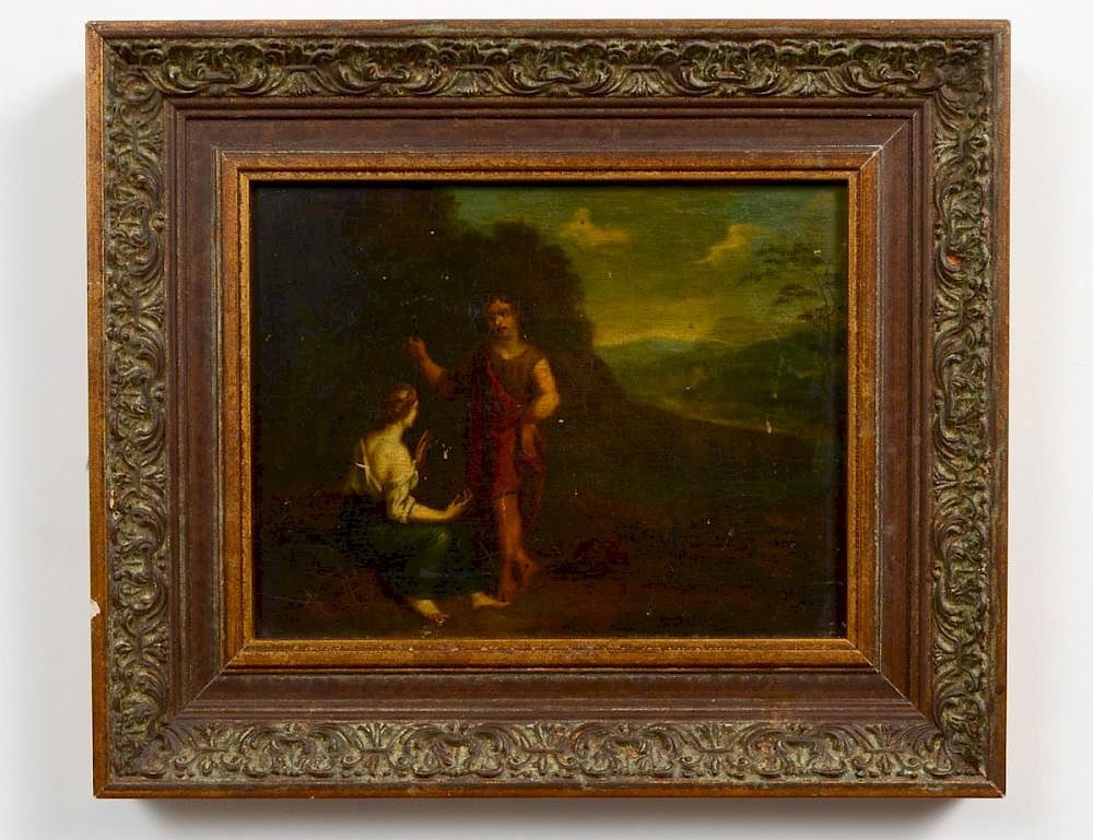 Appraisal: FOLLOWER OF ADRIAEN VAN DER WERFF Dutch - Two Figures