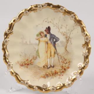 Appraisal: COALPORT CABINET PLATE SIGNED J KEELING HAVING VIGNETTE TITLED THE