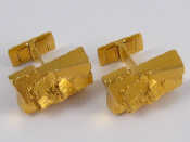 Appraisal: Bjorn Weckstrom A fine pair of carat gold modernist cufflinks