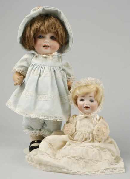 Appraisal: Lot of German Bisque Character Baby Dolls Description Bisque head