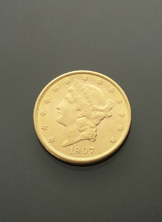 Appraisal: U S Double-Eagle Twenty-Dollar Gold Coin Dated