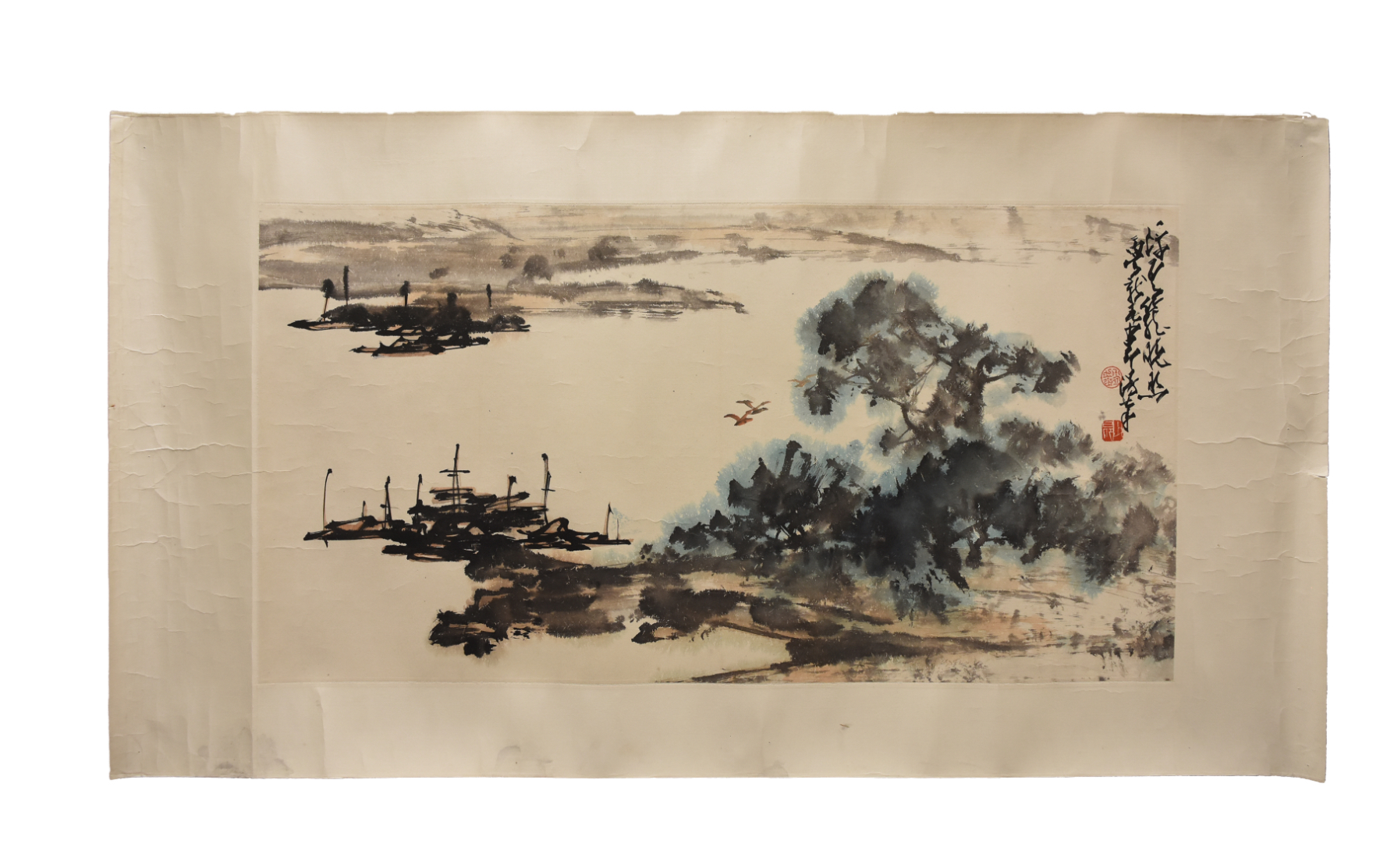 Appraisal: PAINTING OF A BAY W CALLIGRAPHY BY ZHAO SHAOANG A