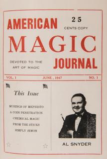 Appraisal: American Magic Journal William Powers V N June V N