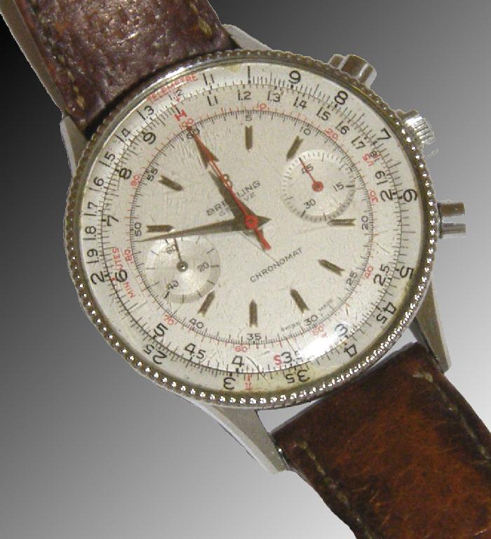 Appraisal: Breitling Chronomat 's stainless steel gentleman's wristwatch the silvered dial