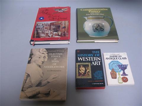 Appraisal: REFERENCE CRAFT GLASS CHINA POTTERY BOOKS Sixty one titles including