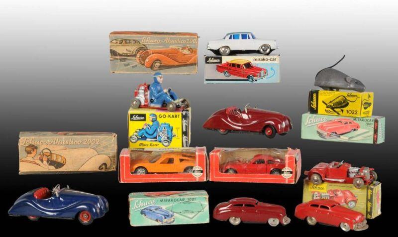 Appraisal: Lot of Schuco Wind-Up Toys Description German Includes original boxes