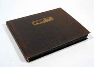 Appraisal: Leather Details This lot consists of the leather-bound photograph album