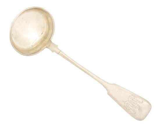 Appraisal: A Russian Silver Ladle having a second Kokoshnik mark for