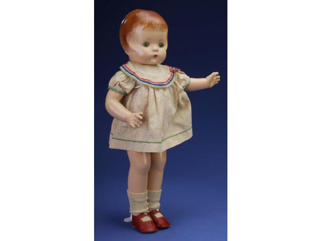 Appraisal: Effanbee Patsy Ann Doll America ca all composition green sleep