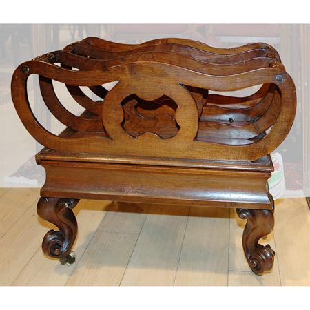 Appraisal: Victorian Mahogany Canterbury Estimate -