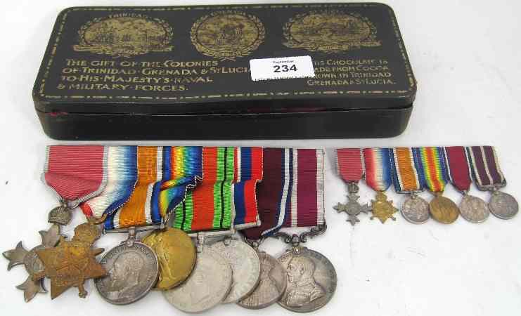 Appraisal: A Set of Medals Awarded to Private F Tyrrell to