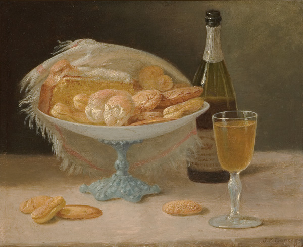 Appraisal: FRANCIS JOHN F American - Cake and Champagne oil on