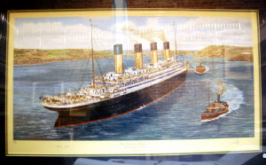 Appraisal: After Simon Fisher - 'The Titanic at Queenstown Noon Thursday