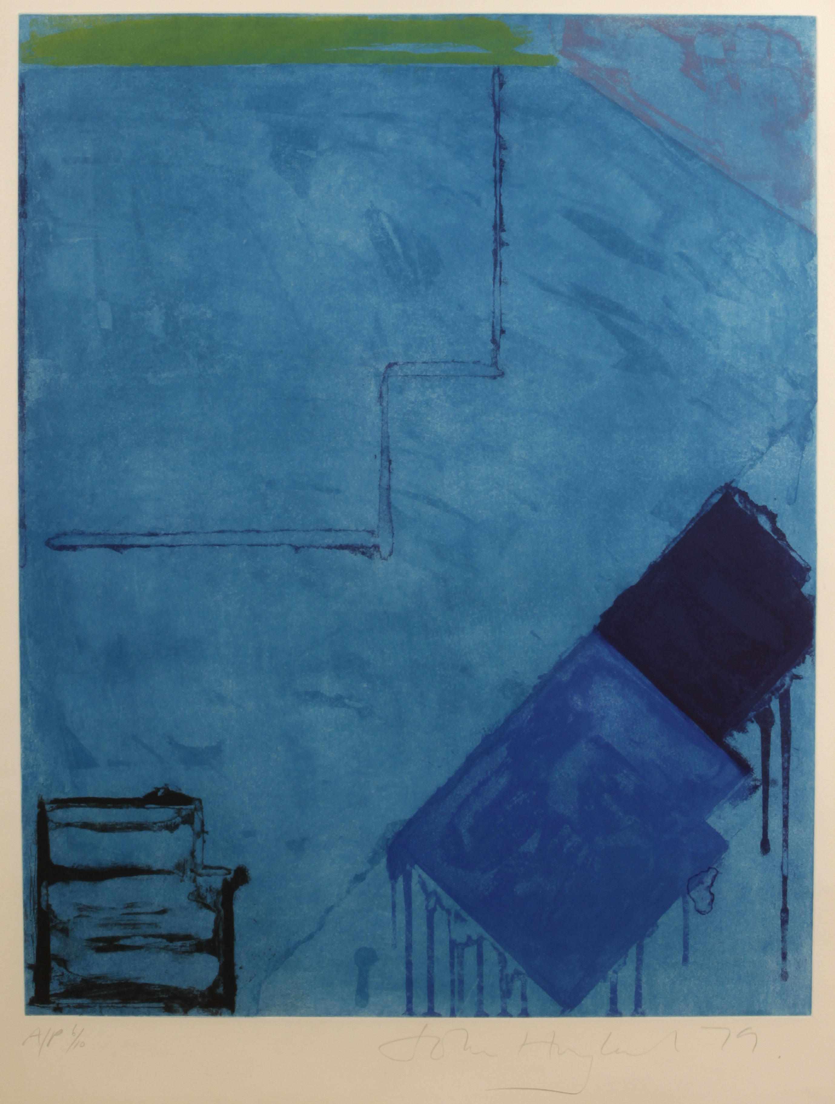 Appraisal: John Hoyland British - Tembi Etching and aquatint in colors