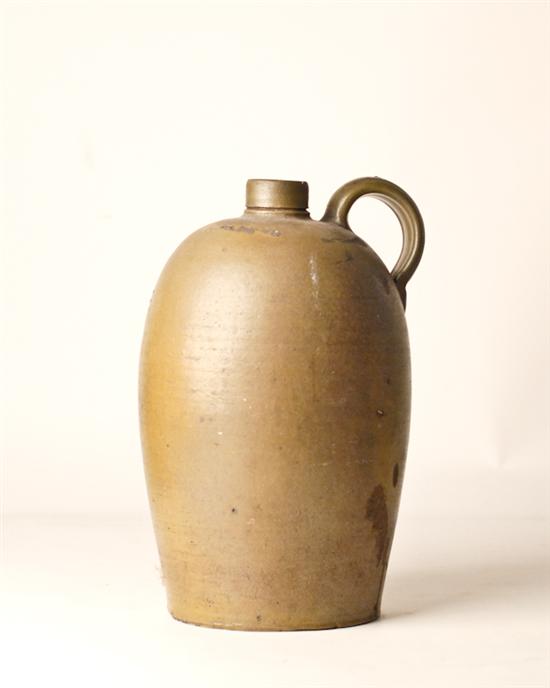 Appraisal: A Large and Early Stoneware Jug no decorations an applied