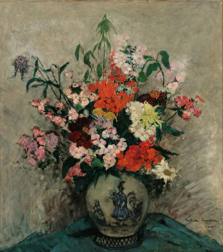 Appraisal: Juliette Cambier Belgian - Still Life of Flowers in a