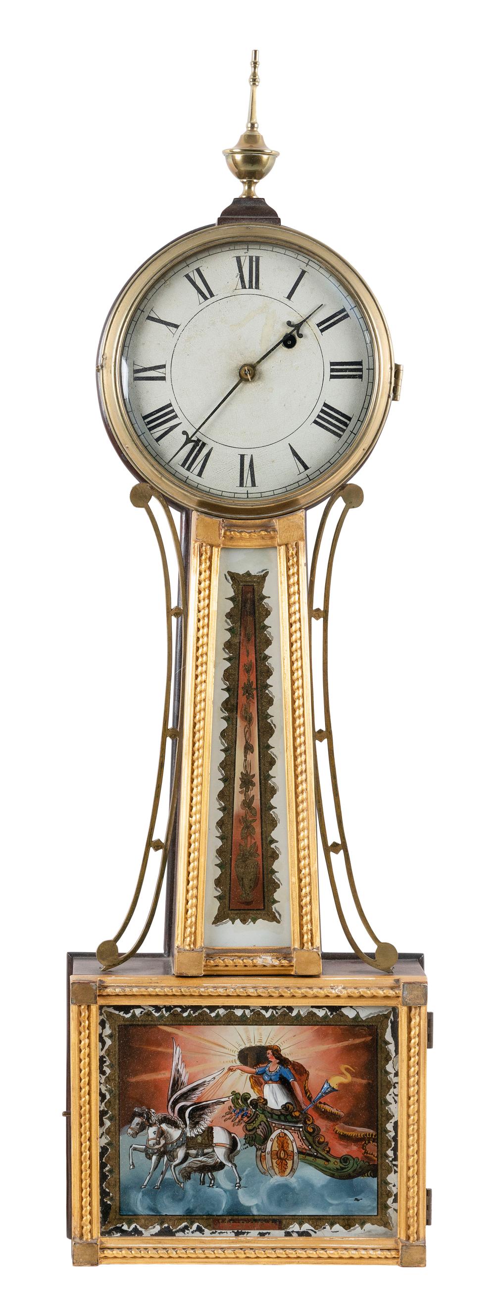 Appraisal: BANJO CLOCK CIRCA - HEIGHT WIDTH BANJO CLOCK Circa -