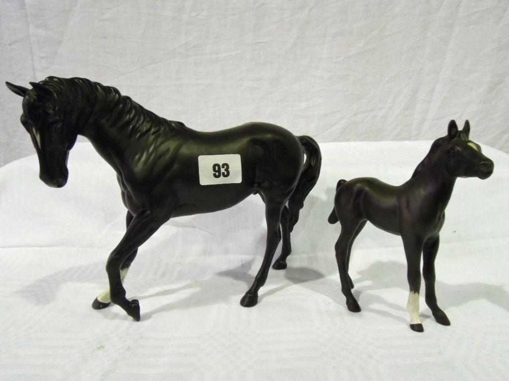 Appraisal: A Beswick model of a horse together with a Beswick