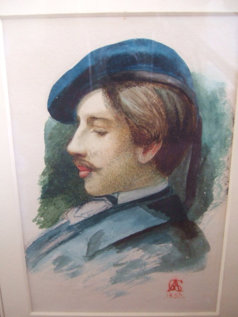 Appraisal: Attributed to George Adolphus Storey - Profile portrait of G