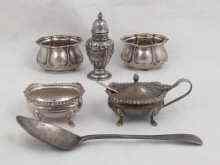 Appraisal: A mixed lot of silver comprising a pair of open