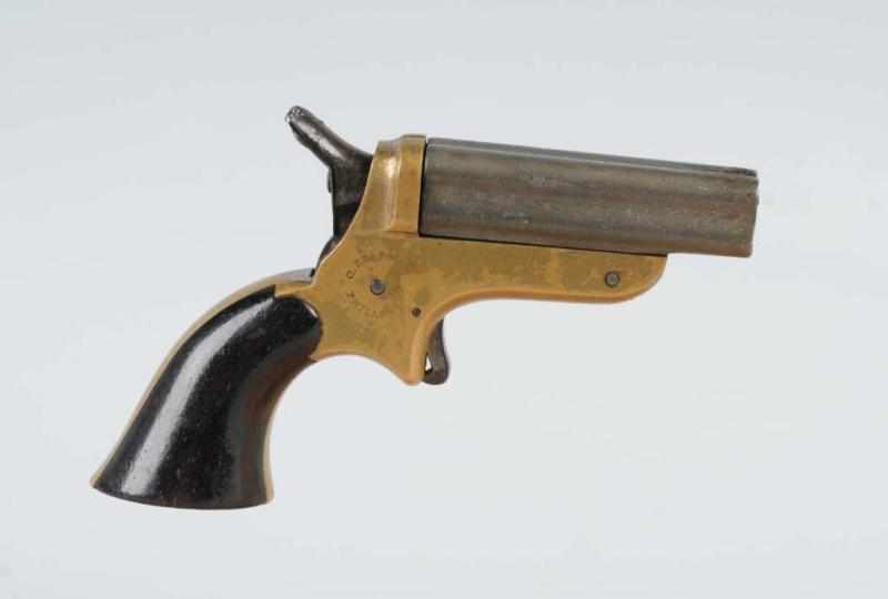 Appraisal: Philadelphia Sharps -Barrel Pistol Description cal - barrels painted gunmetal