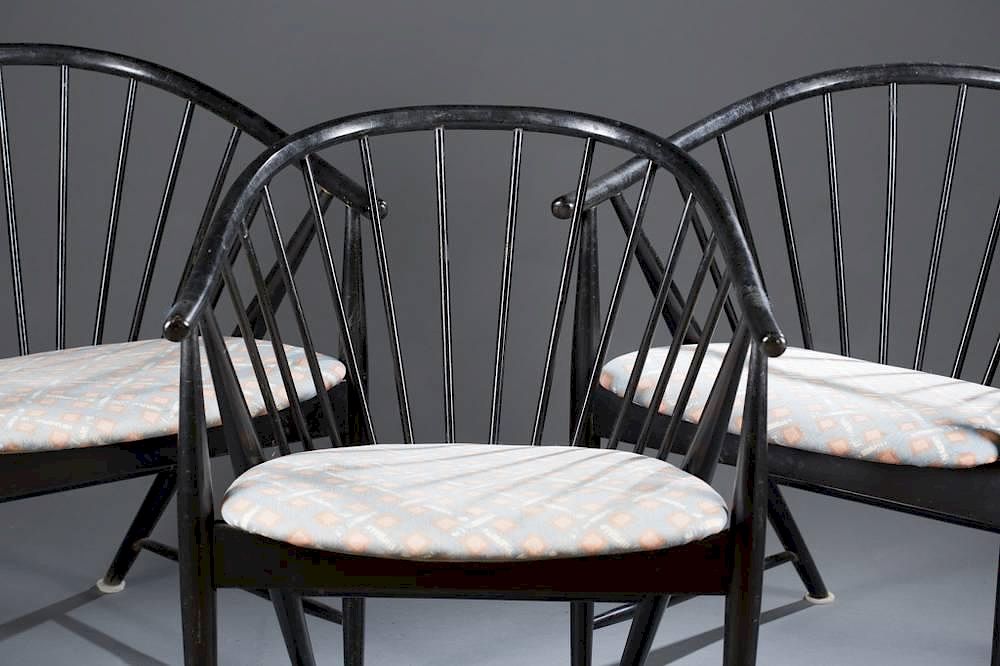 Appraisal: Group of Sonna Rosen Sun Feather chairs A group of