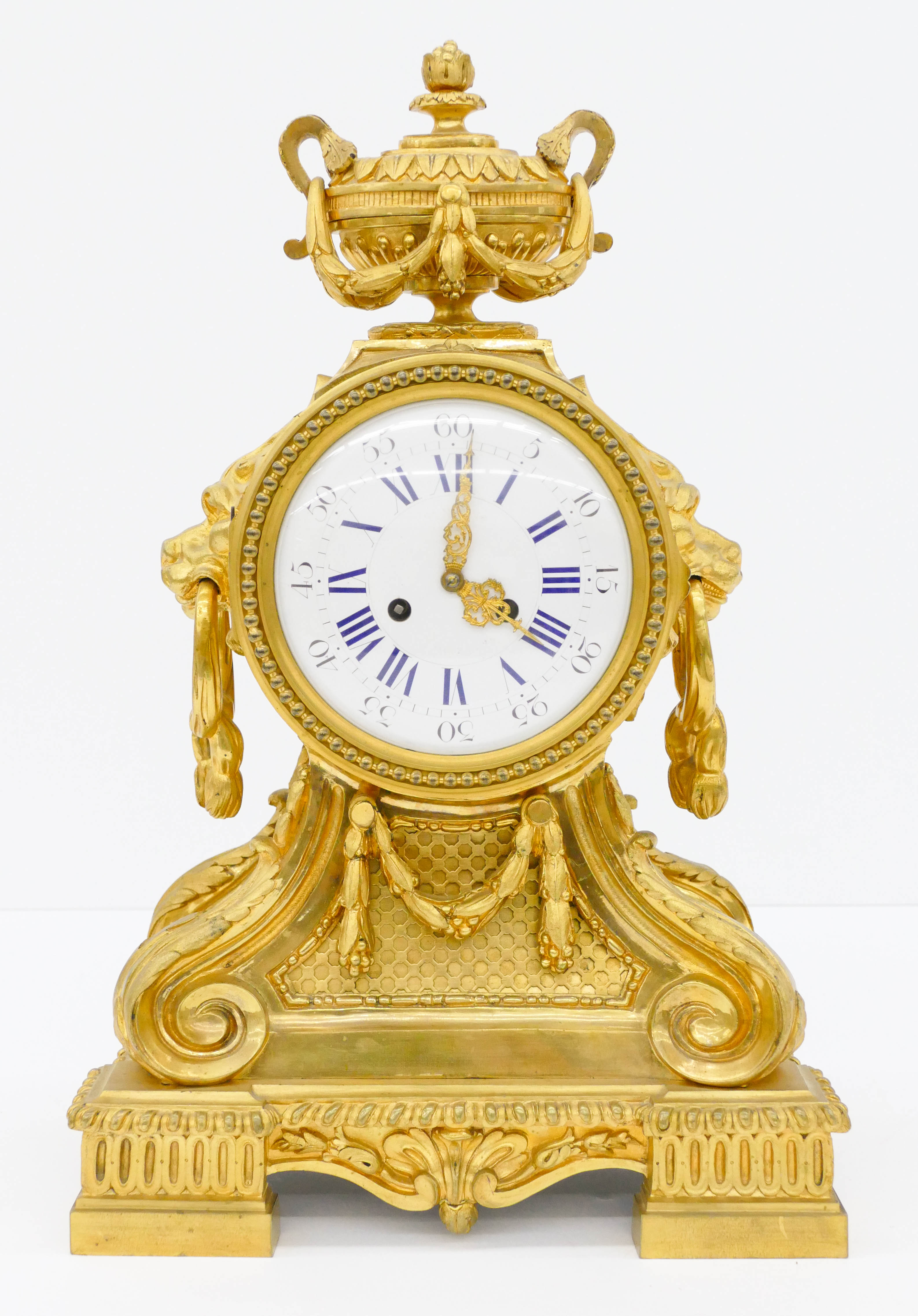 Appraisal: Antique French Popon Ormolu Bronze Mantle Clock ''x ''x ''