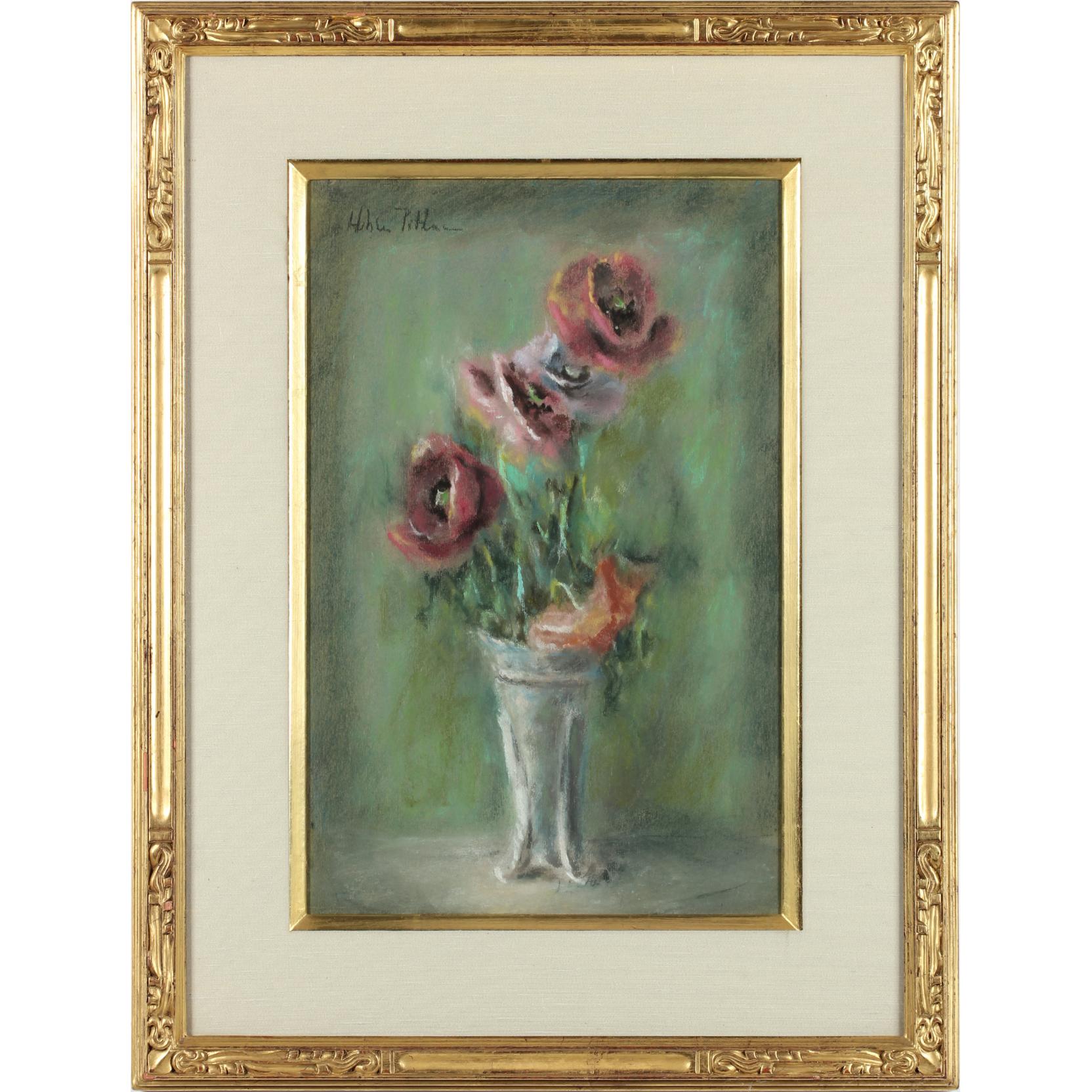 Appraisal: Hobson Pittman NC PA - Still Life pastel on paper