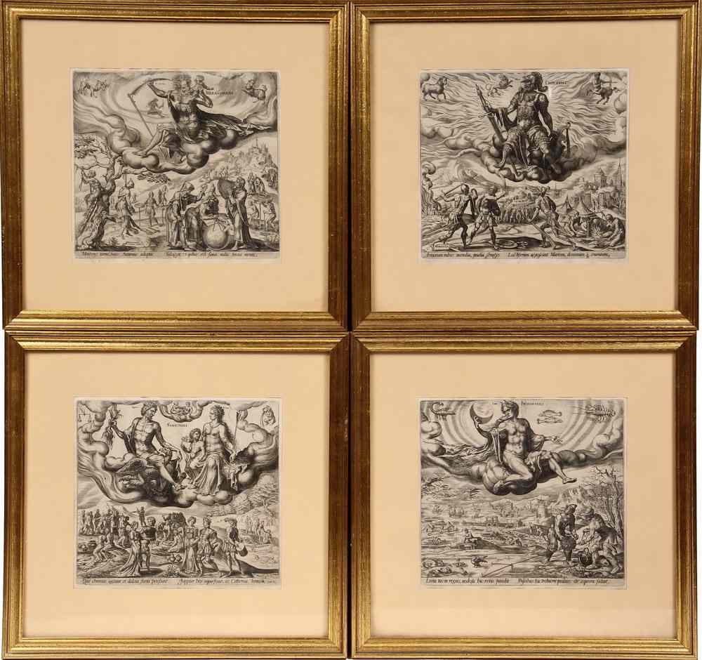 Appraisal: SET OLD MASTERS ENGRAVINGS - Rare Complete Set of 'The