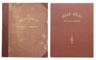 Appraisal: Two Mills South Carolina atlases Mills Atlas of South Carolina