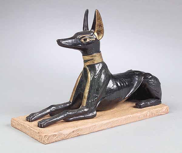 Appraisal: A Boehm Porcelain Figure of the Egyptian God Anubis made