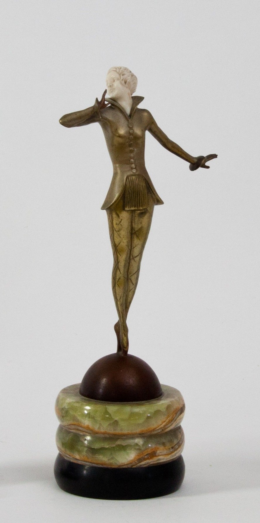 Appraisal: After Josef Lorenzl Figure of a Dancing Girl patinated bronze