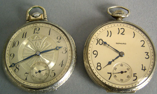 Appraisal: E Howard Keystone Extra -jewel gold-filled pocket watch together with