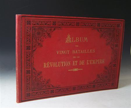 Appraisal: Yung Theodore Album de vingt batailles de la Revolution et